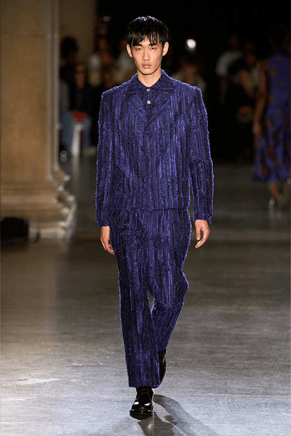 LABRUM Fall Winter 2024 London Fashion Week menswear womenswear runway show Foday Dumbuya Adidas collaboration