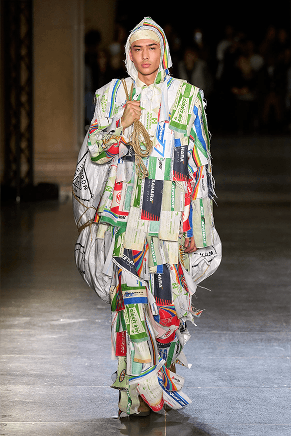 LABRUM Fall Winter 2024 London Fashion Week menswear womenswear runway show Foday Dumbuya Adidas collaboration