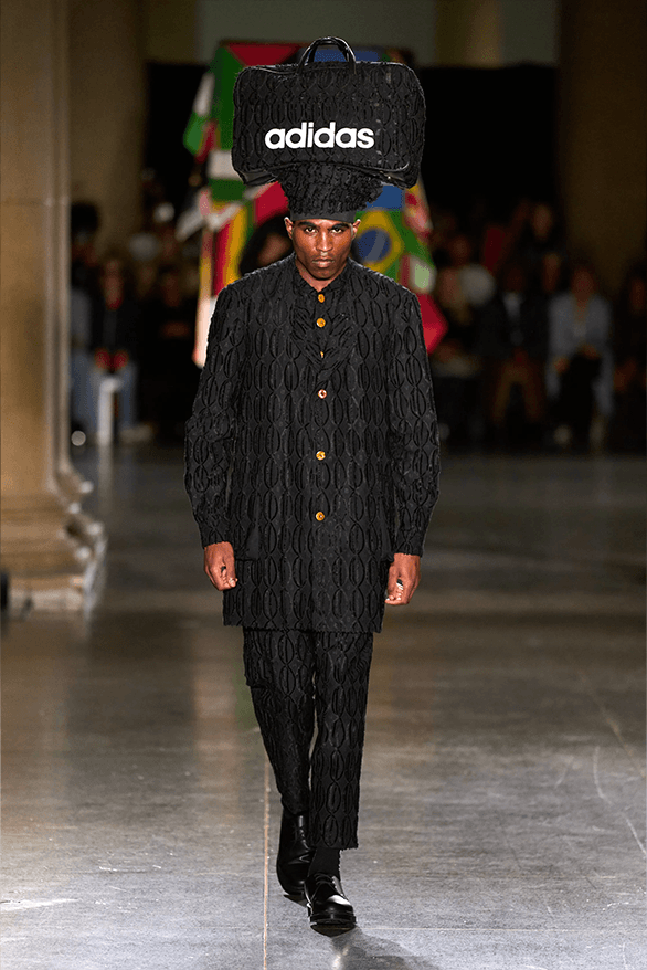 LABRUM Fall Winter 2024 London Fashion Week menswear womenswear runway show Foday Dumbuya Adidas collaboration