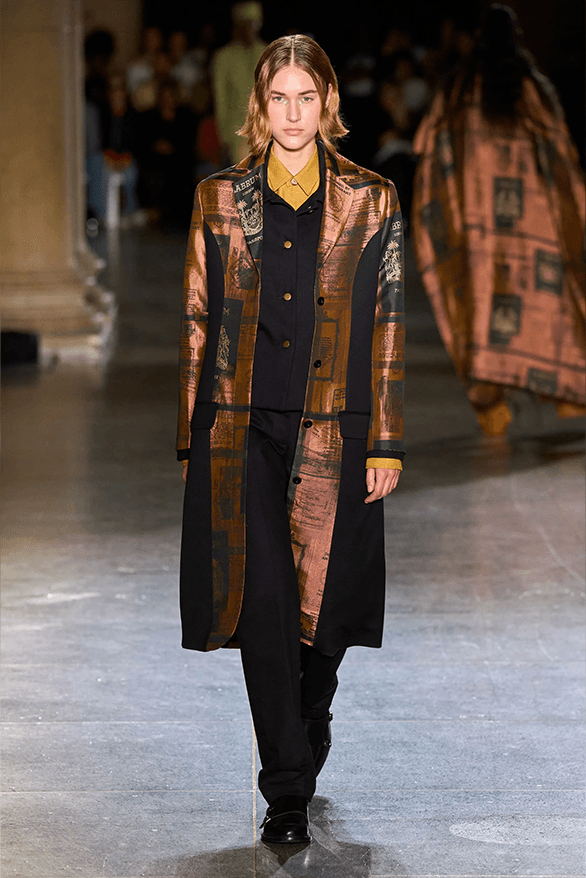 LABRUM Fall Winter 2024 London Fashion Week menswear womenswear runway show Foday Dumbuya Adidas collaboration
