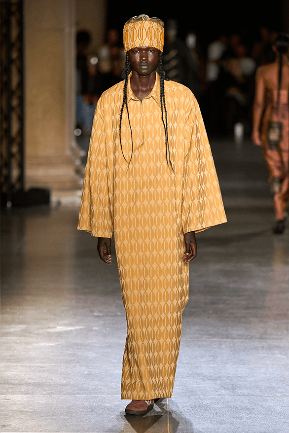 LABRUM Fall Winter 2024 London Fashion Week menswear womenswear runway show Foday Dumbuya Adidas collaboration