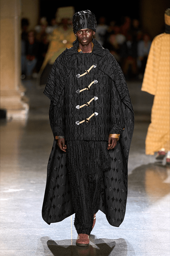 LABRUM Fall Winter 2024 London Fashion Week menswear womenswear runway show Foday Dumbuya Adidas collaboration