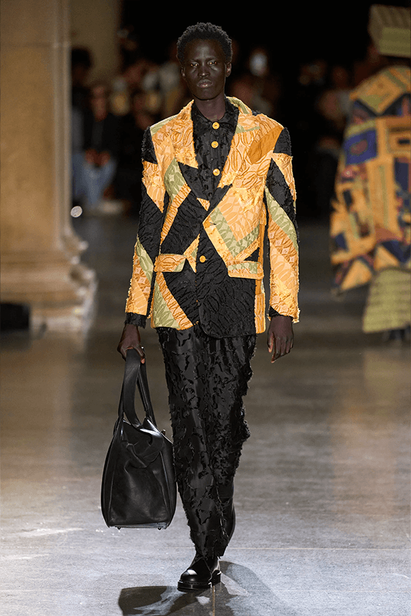 LABRUM Fall Winter 2024 London Fashion Week menswear womenswear runway show Foday Dumbuya Adidas collaboration