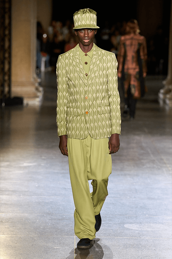 LABRUM Fall Winter 2024 London Fashion Week menswear womenswear runway show Foday Dumbuya Adidas collaboration