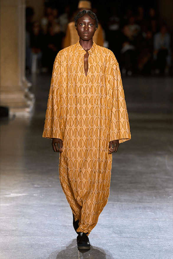 LABRUM Fall Winter 2024 London Fashion Week menswear womenswear runway show Foday Dumbuya Adidas collaboration