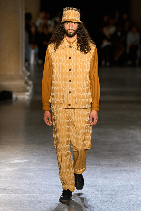 LABRUM Fall Winter 2024 London Fashion Week menswear womenswear runway show Foday Dumbuya Adidas collaboration