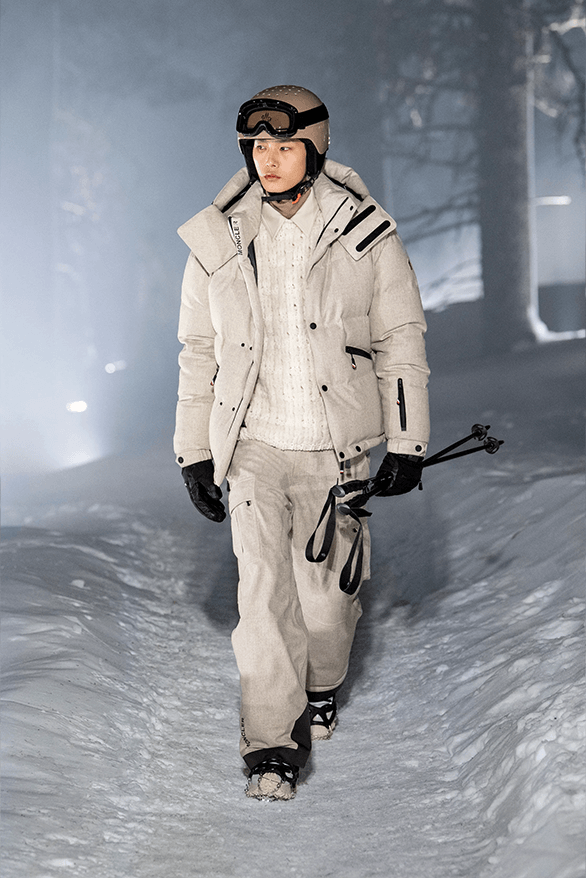 Moncler Grenoble Fall Winter 2024 Runway Show st Moritz Switzerland menswear womenswear