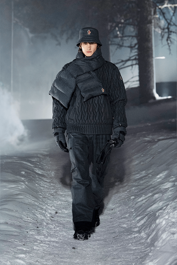 Moncler Grenoble Fall Winter 2024 Runway Show st Moritz Switzerland menswear womenswear