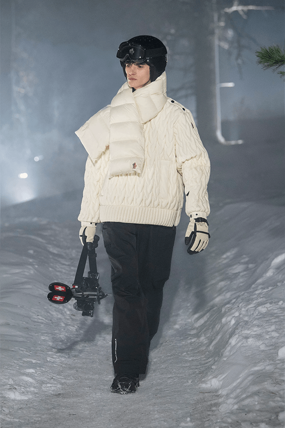 Moncler Grenoble Fall Winter 2024 Runway Show st Moritz Switzerland menswear womenswear