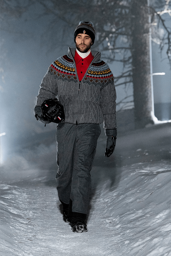 Moncler Grenoble Fall Winter 2024 Runway Show st Moritz Switzerland menswear womenswear