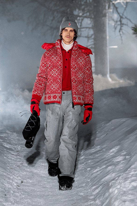 Moncler Grenoble Fall Winter 2024 Runway Show st Moritz Switzerland menswear womenswear