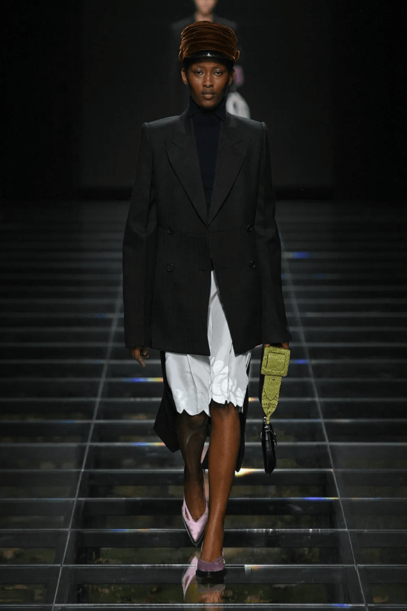 Prada Fall Winter 2024 Milan Fashion Week womenswear runway show Raf Simons Miuccia Prada