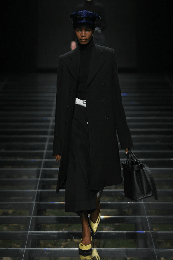 Prada Fall Winter 2024 Milan Fashion Week womenswear runway show Raf Simons Miuccia Prada