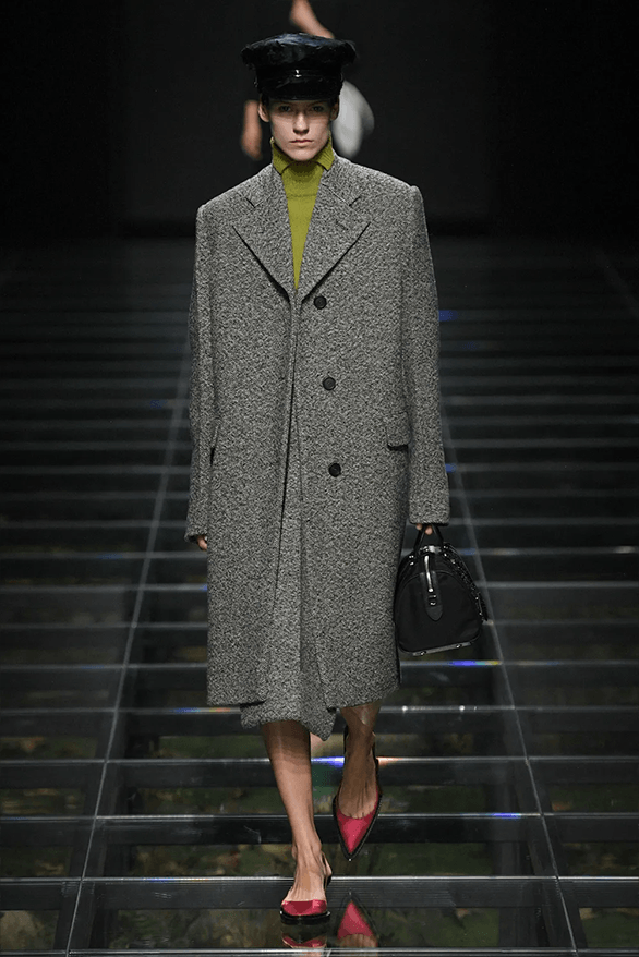 Prada Fall Winter 2024 Milan Fashion Week womenswear runway show Raf Simons Miuccia Prada