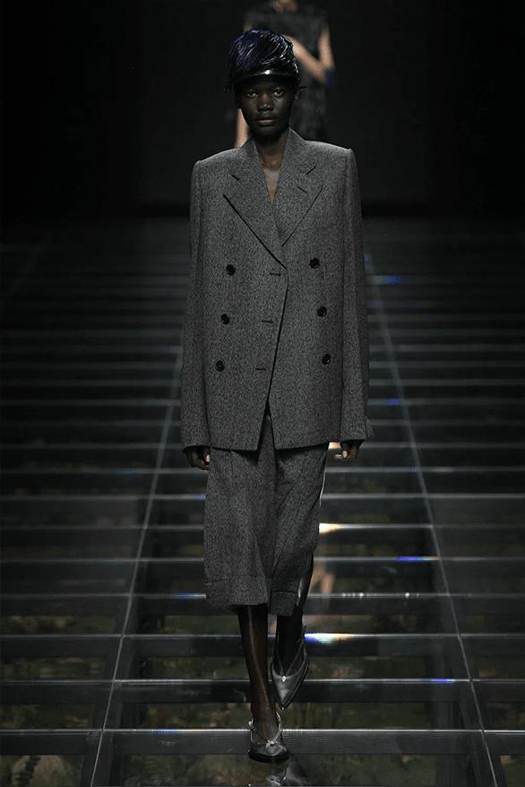 Prada Fall Winter 2024 Milan Fashion Week womenswear runway show Raf Simons Miuccia Prada