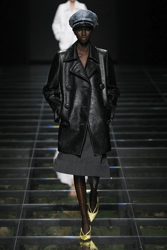 Prada Fall Winter 2024 Milan Fashion Week womenswear runway show Raf Simons Miuccia Prada