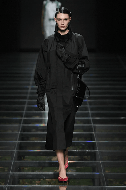 Prada Fall Winter 2024 Milan Fashion Week womenswear runway show Raf Simons Miuccia Prada