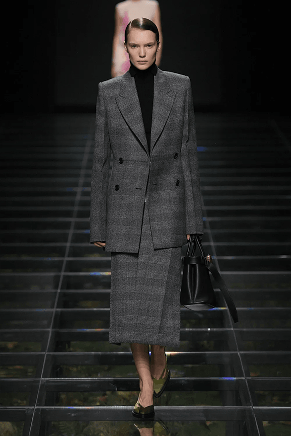 Prada Fall Winter 2024 Milan Fashion Week womenswear runway show Raf Simons Miuccia Prada