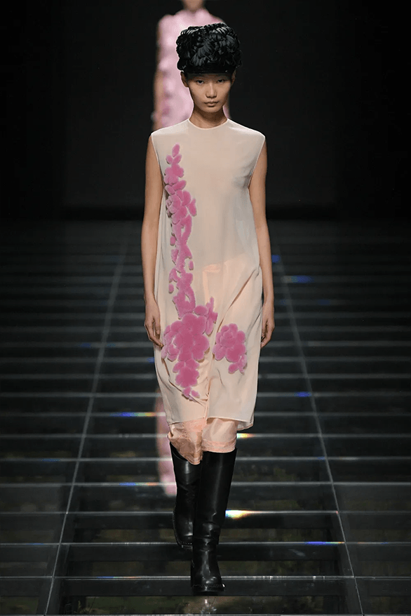 Prada Fall Winter 2024 Milan Fashion Week womenswear runway show Raf Simons Miuccia Prada