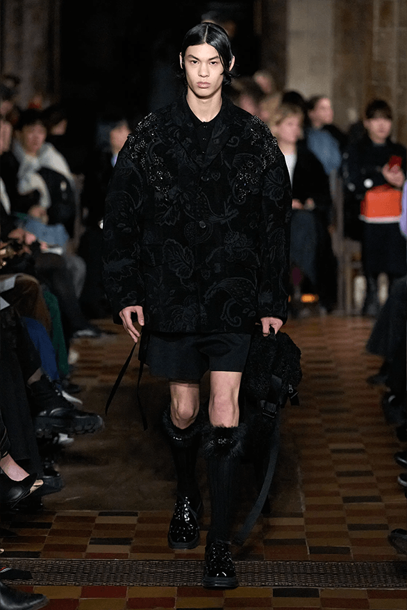 Simone Rocha Fall Winter 2024 London Fashion Week menswear womenswear crocs collaboration runway show