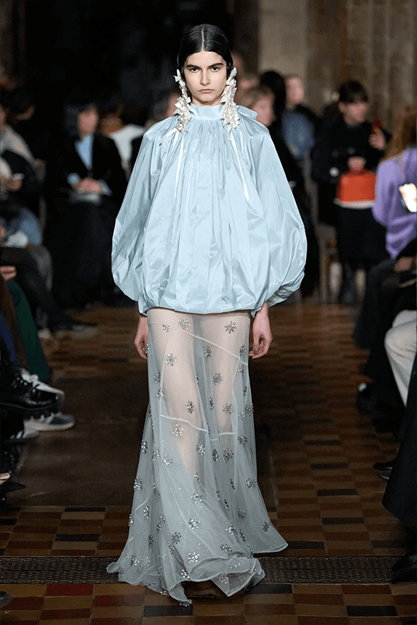 Simone Rocha Fall Winter 2024 London Fashion Week menswear womenswear crocs collaboration runway show