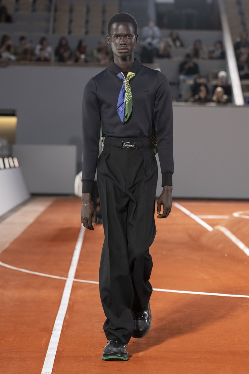 Lacoste Fall Winter 2024 Paris Fashion Week menswear womenswear runway show Pelagia Kolotouros