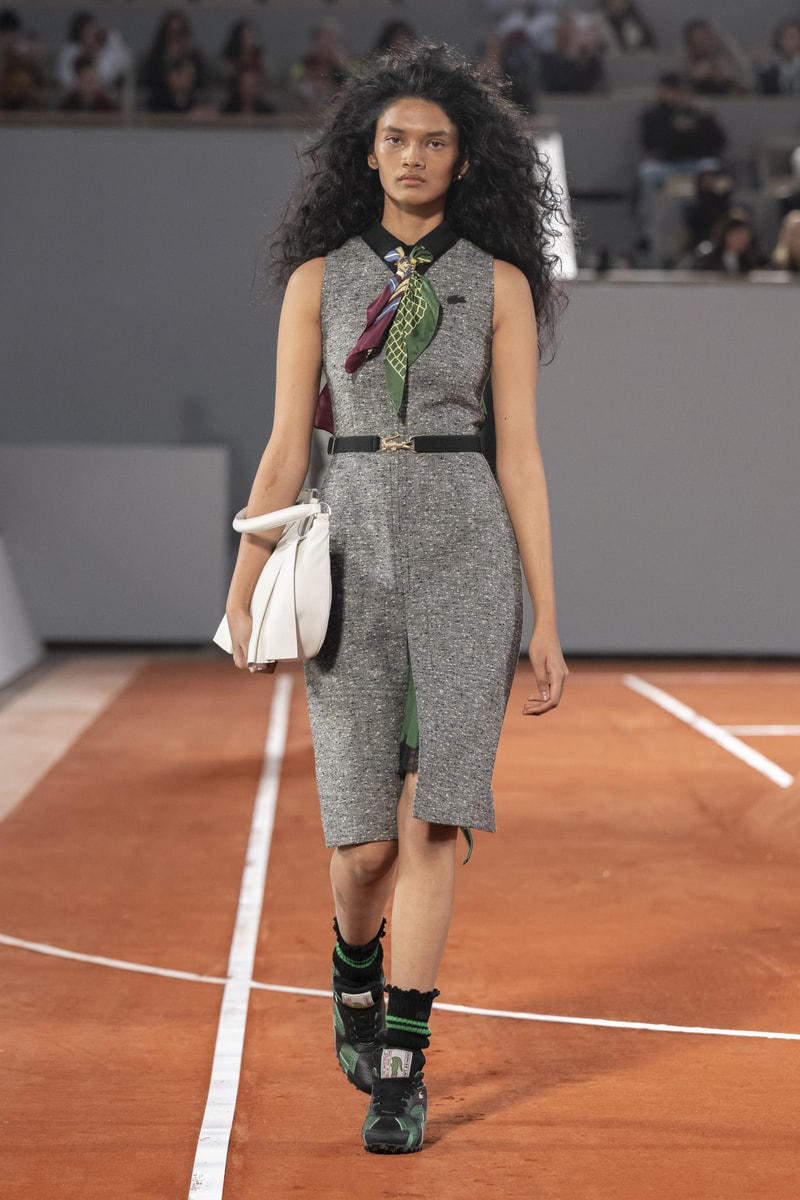 Lacoste Fall Winter 2024 Paris Fashion Week menswear womenswear runway show Pelagia Kolotouros