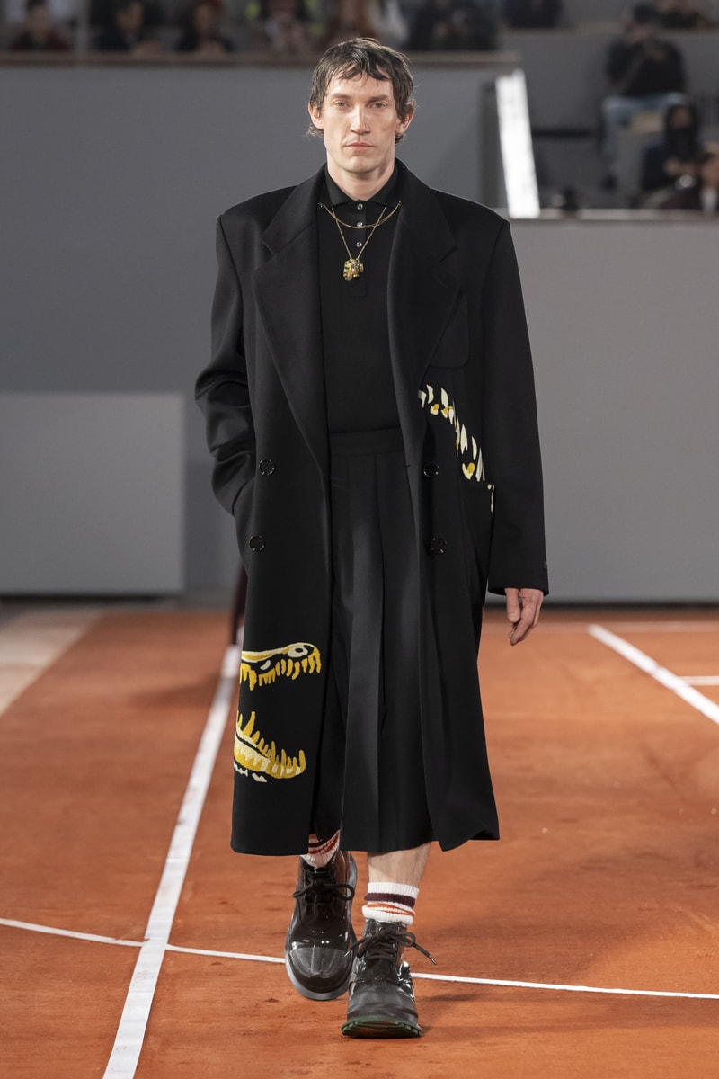 Lacoste Fall Winter 2024 Paris Fashion Week menswear womenswear runway show Pelagia Kolotouros