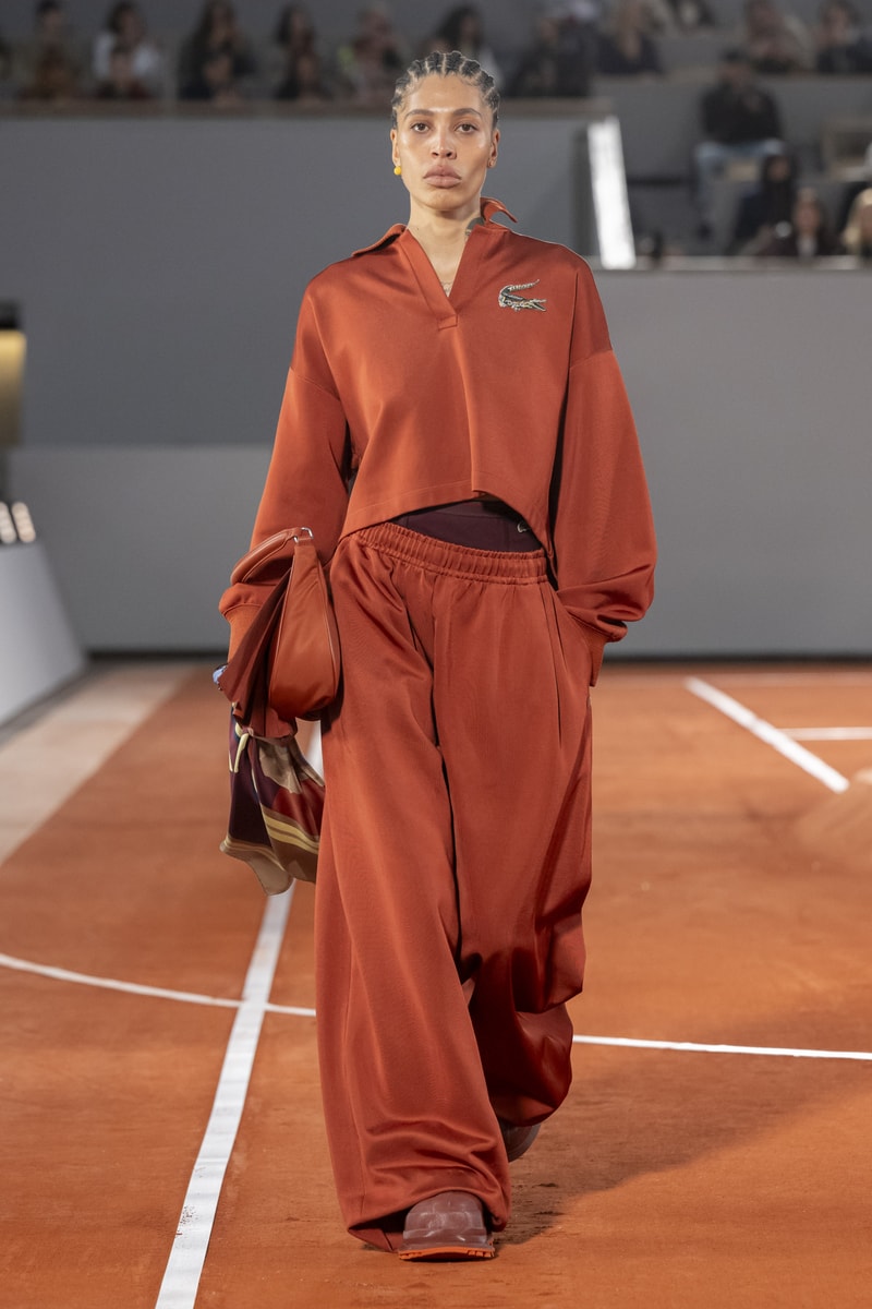 Lacoste Fall Winter 2024 Paris Fashion Week menswear womenswear runway show Pelagia Kolotouros