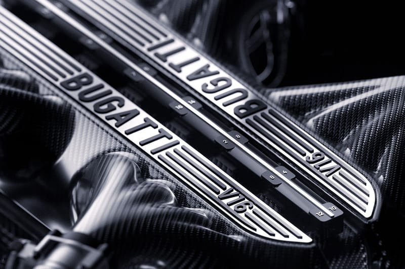 Bugatti Teases New Hypercar with a V16 Hybrid Powertrain