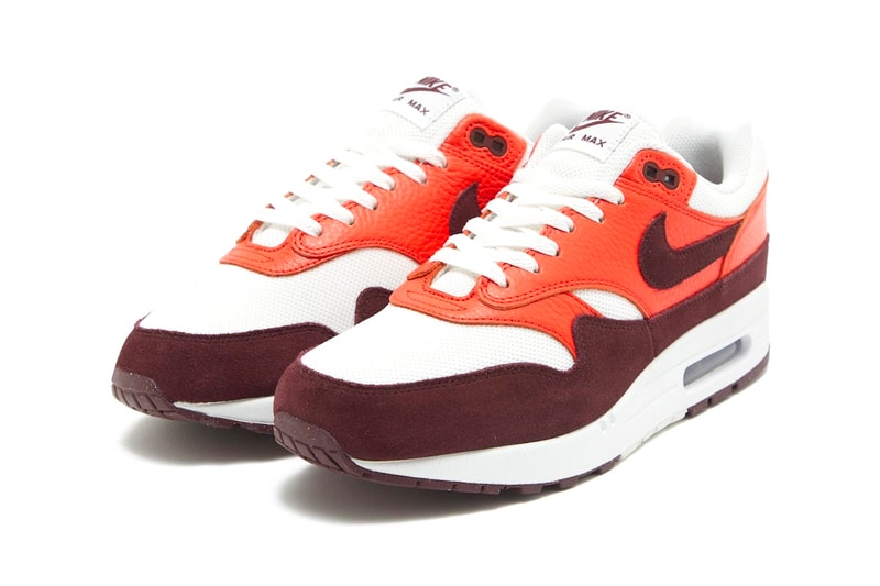 Nike Air Max 1 "Burgundy Crush/Picante Red" Readies for Summer FN6952-102 release info Swoosh 