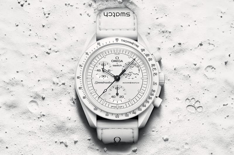 Snoopy and Woodstock Are Spotted on the Mission to the Moonphase MoonSwatch