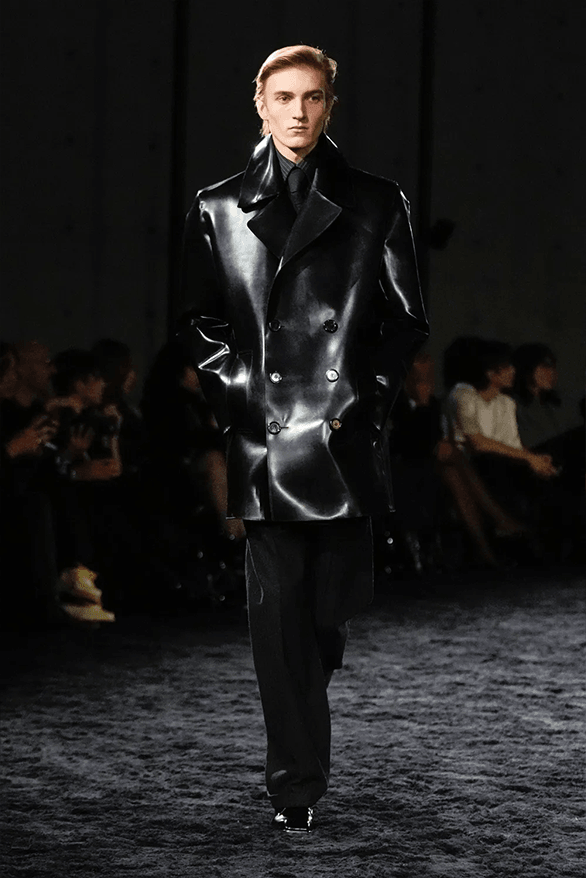 Saint Laurent Fall Winter 2024 Menswear Collection Paris fashion week runway show Anthony Vaccarello