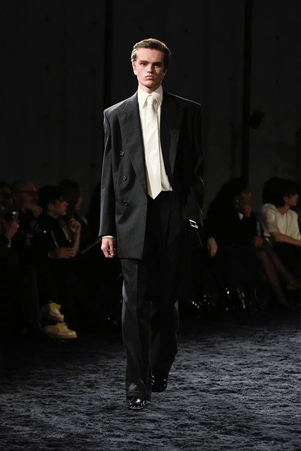Saint Laurent Fall Winter 2024 Menswear Collection Paris fashion week runway show Anthony Vaccarello