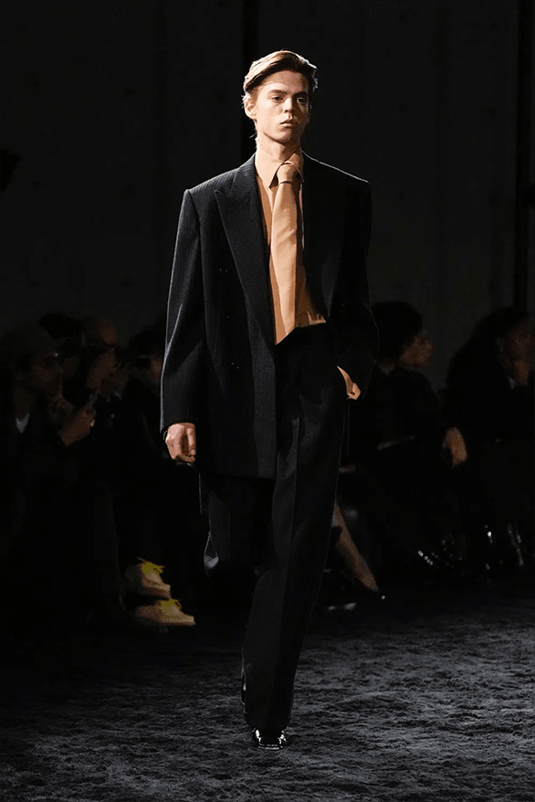 Saint Laurent Fall Winter 2024 Menswear Collection Paris fashion week runway show Anthony Vaccarello