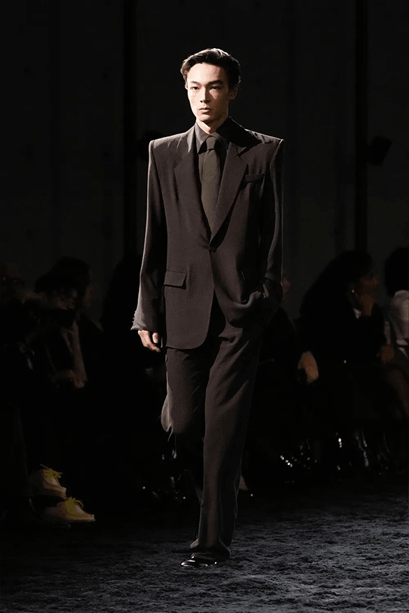 Saint Laurent Fall Winter 2024 Menswear Collection Paris fashion week runway show Anthony Vaccarello