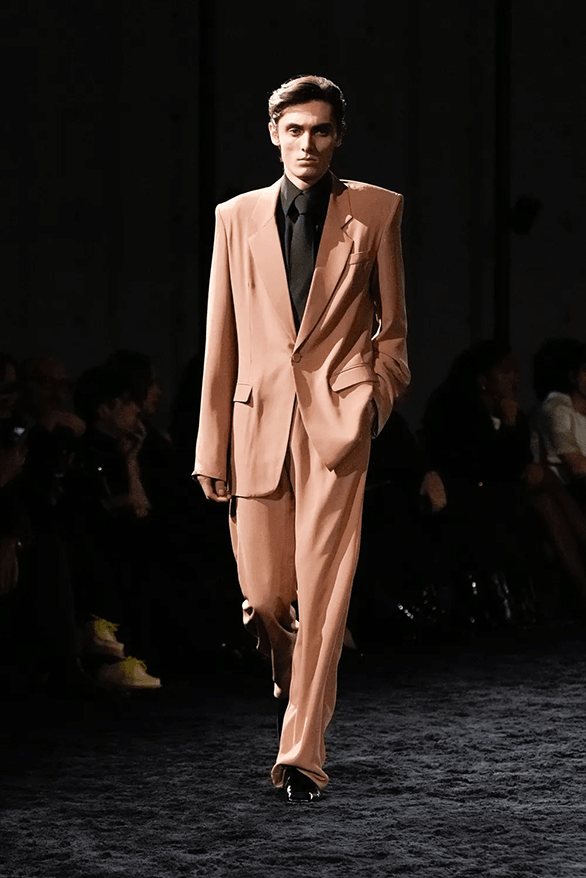 Saint Laurent Fall Winter 2024 Menswear Collection Paris fashion week runway show Anthony Vaccarello