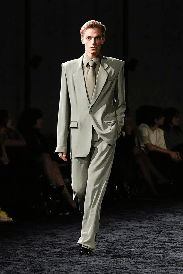 Saint Laurent Fall Winter 2024 Menswear Collection Paris fashion week runway show Anthony Vaccarello