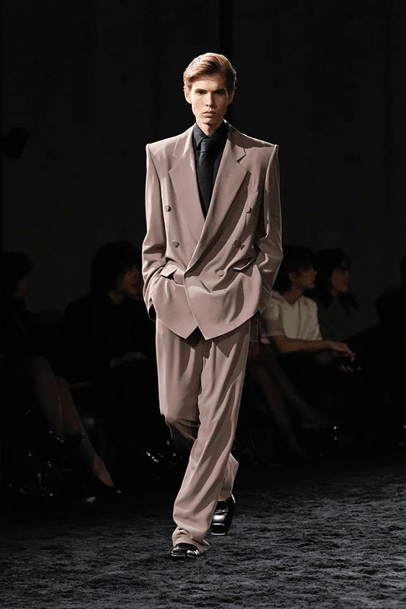 Saint Laurent Fall Winter 2024 Menswear Collection Paris fashion week runway show Anthony Vaccarello