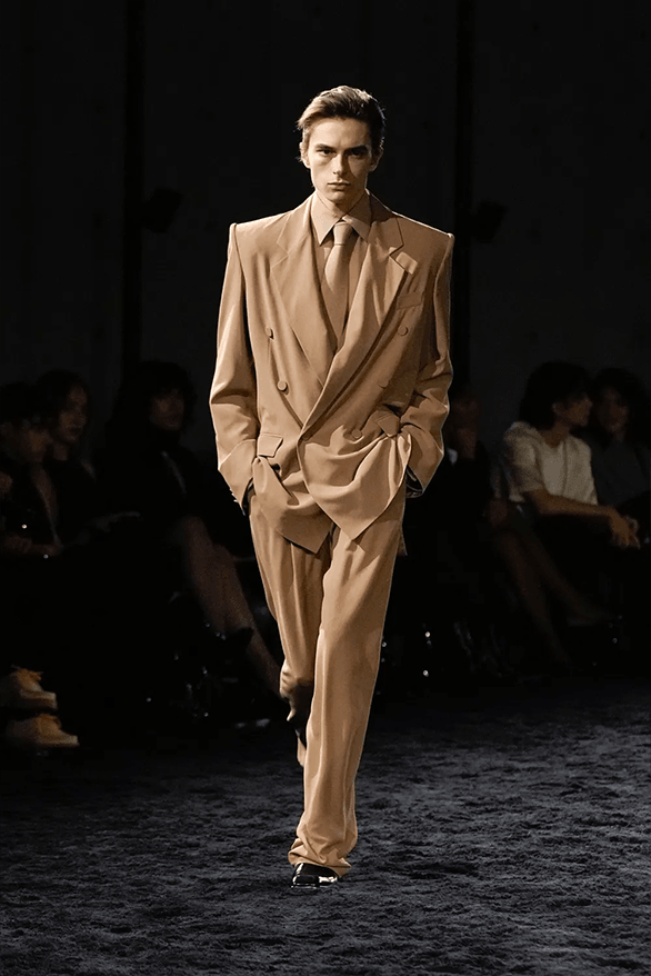 Saint Laurent Fall Winter 2024 Menswear Collection Paris fashion week runway show Anthony Vaccarello