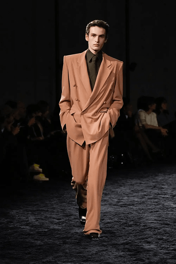 Saint Laurent Fall Winter 2024 Menswear Collection Paris fashion week runway show Anthony Vaccarello