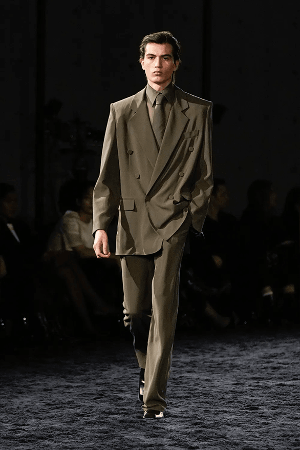 Saint Laurent Fall Winter 2024 Menswear Collection Paris fashion week runway show Anthony Vaccarello