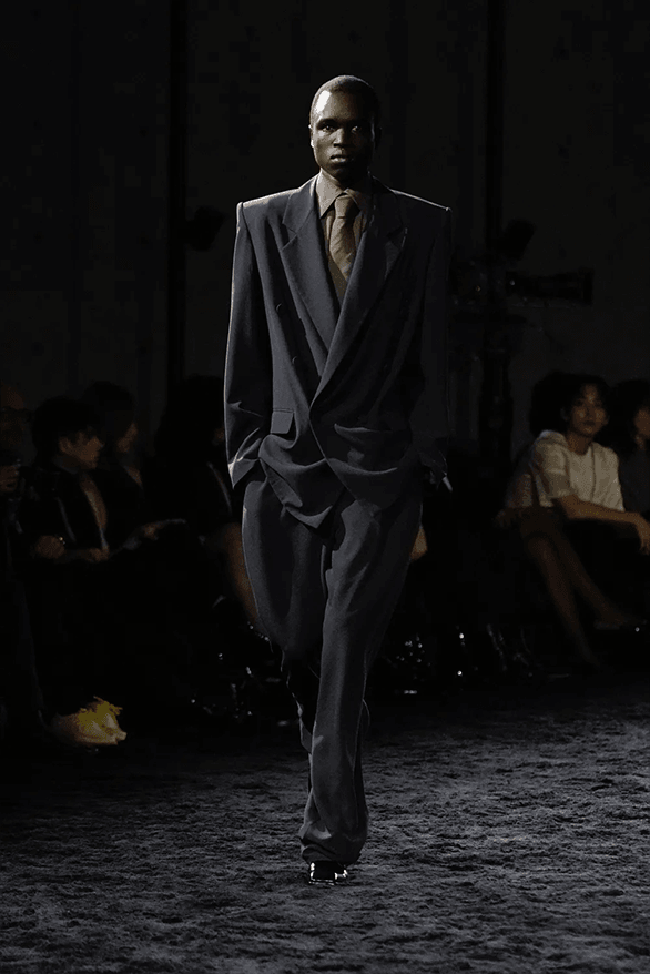 Saint Laurent Fall Winter 2024 Menswear Collection Paris fashion week runway show Anthony Vaccarello