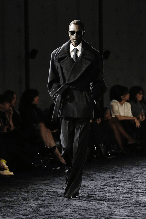 Saint Laurent Fall Winter 2024 Menswear Collection Paris fashion week runway show Anthony Vaccarello