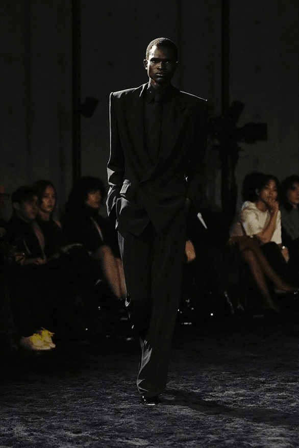 Saint Laurent Fall Winter 2024 Menswear Collection Paris fashion week runway show Anthony Vaccarello