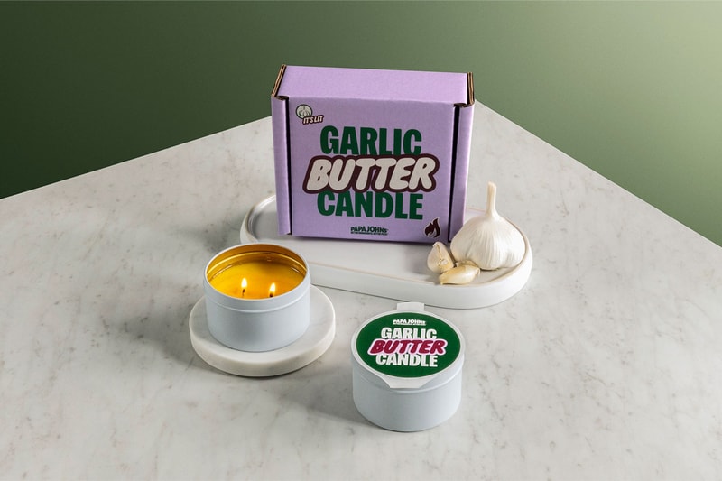 Papa Johns Garlic Butter Candles Food UK Pizza Eating Dinner Party Takeaway Hot National Garlic Day April 19