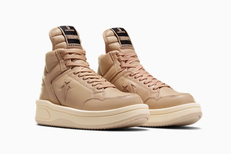 Rick Owens DRKSHDW x Converse Wash the TURBOWPN in “Cave” Footwear