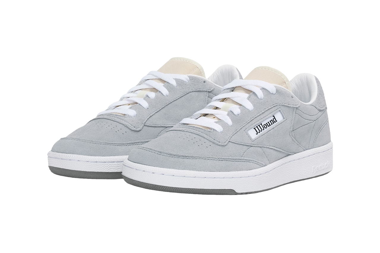 jjjjound reebok club c 85 suede sneaker collaboration spring summer ss24 official release date info photos price store list buying guide coastal summer