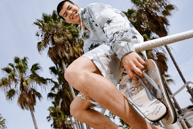 Maison Kitsuné and Havaianas Take You to the Beach In New Collaboration