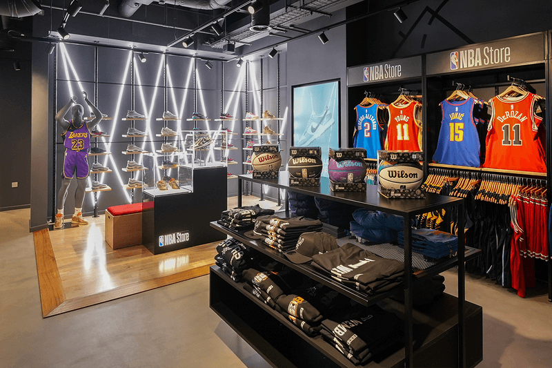 NBA Store Oxford Street Location Opening information basketball sports